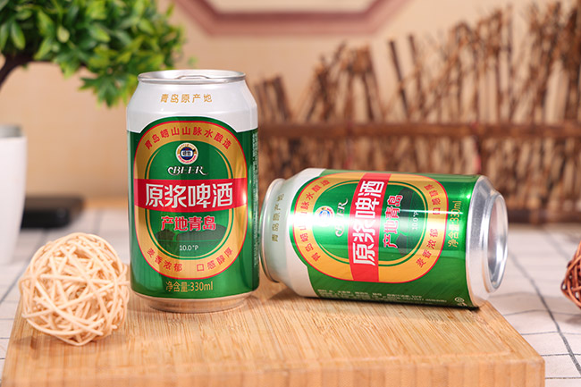 青島嶗勃原漿啤酒【10度330mlx24】